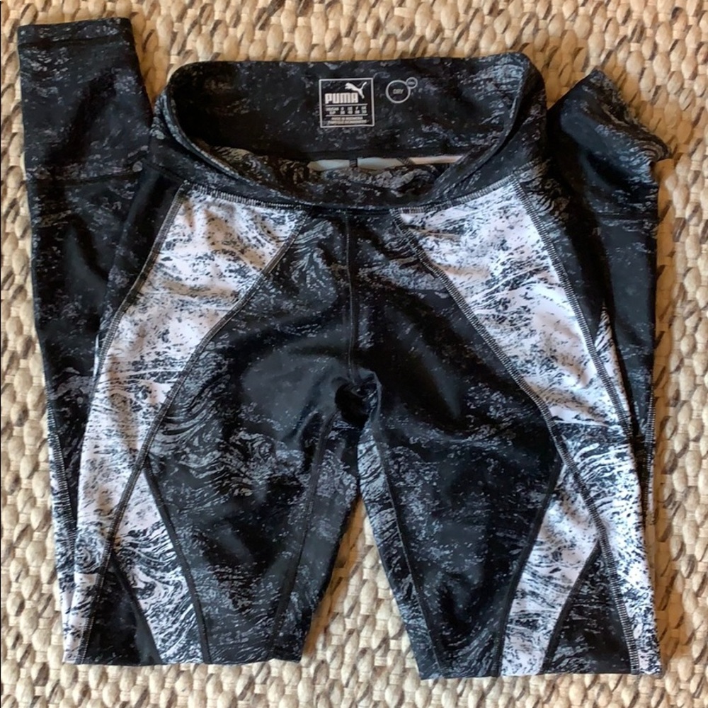 PUMA marbled dry fit workout leggings